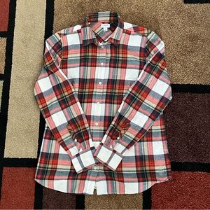 Classic Comfort: J.Crew Flannel 100% Cotton Long Sleeve Shirt